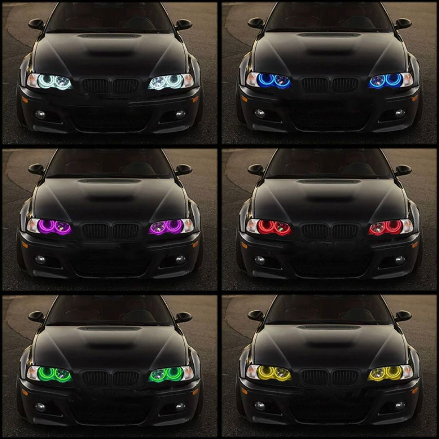 High-quality Angel Eyes for BMW - color variety via app control