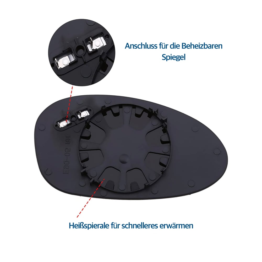 Sivupeilin linssit E90 - E93 (pre-facelift -malleille)