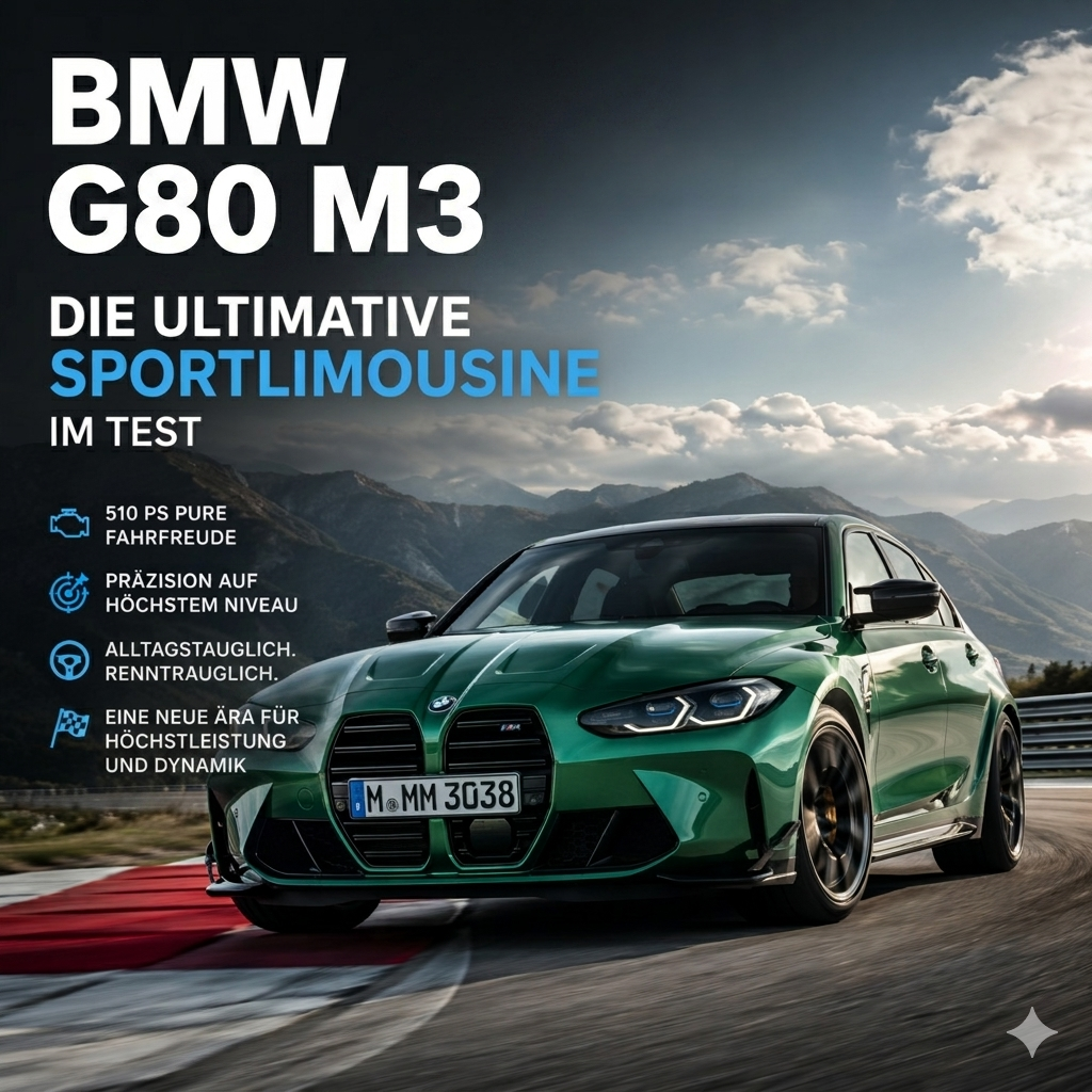 BMW G80 M3: Die ultimative Sportlimousine im Test