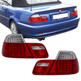 2x LED taillights SET fits for BMW E46 Cabrio Red White 99-03 not M3 Facelift 