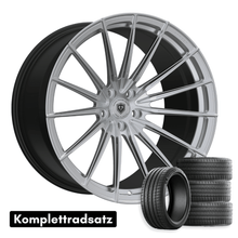 Laden Sie das Bild in den Galerie-Viewer, 20 Zoll Komplettradsatz Raffa Wheels RFS‑02 Forged Series Silver | 9x20 ET30 | LK 5x112 | inkl. Reifenwahl &amp; optional RDKS - CarWorlds GmbH