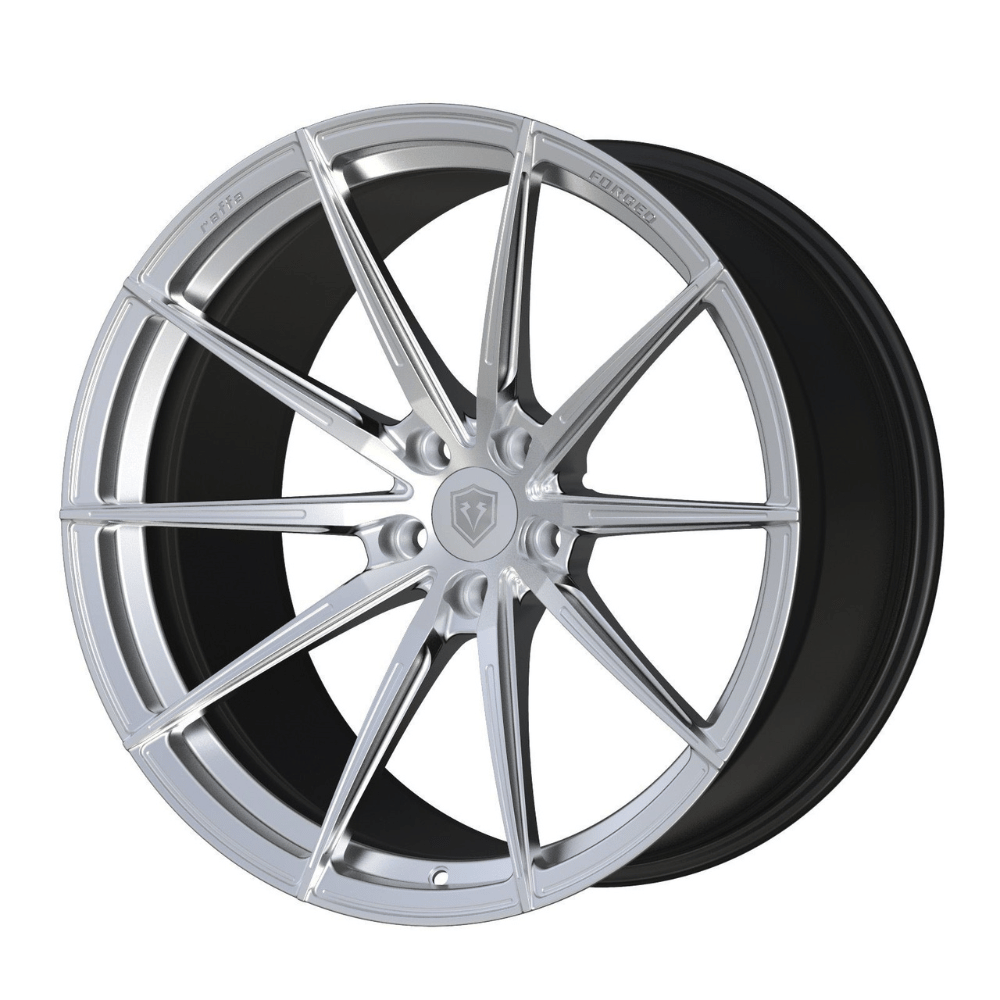 20 Zoll Komplettradsatz Raffa Wheels RFS‑03 Forged Series Silver | 9x20 ET30 | LK 5x112 | inkl. Reifenwahl & optional RDKS - CarWorlds GmbH