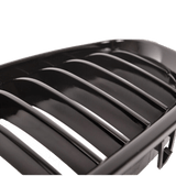 2x Kühlergrill Grill Schwarz Glanz Klavierlack 10 Streben LCI Design passend für BMW F10 F11 auch M M5 - CarWorlds GmbH