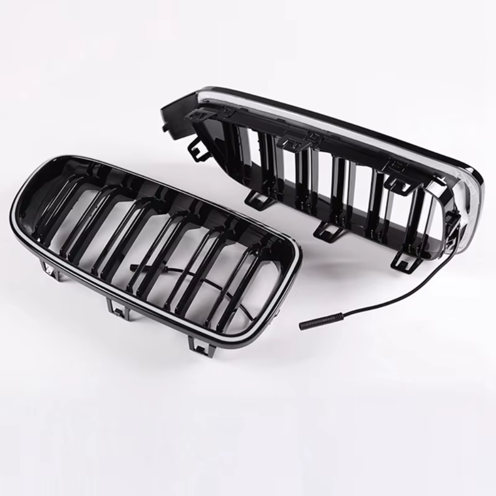 Für BMW 3er F30 F31 F35 320i 325i 328i LED Auto Frontschürze Racing Grille Grill Gitter Nieren Racing Grills 2013-2019