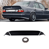 ABS Sport Paket Heckspoiler Kofferraum 3-teilig Schwarz - Passend für Mercedes E-Klasse W124 Limousine 1985-1995