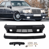 ABS Sport Paket Stoßstange Vorne Komplett - Passend für Mercedes E-Klasse W124 Limousine & T-Modell 1985-1995