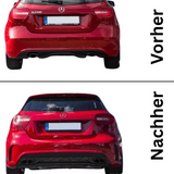 Heck Stoßstange Sportliches Design + Zubehör - Passend für Mercedes A-Klasse W176