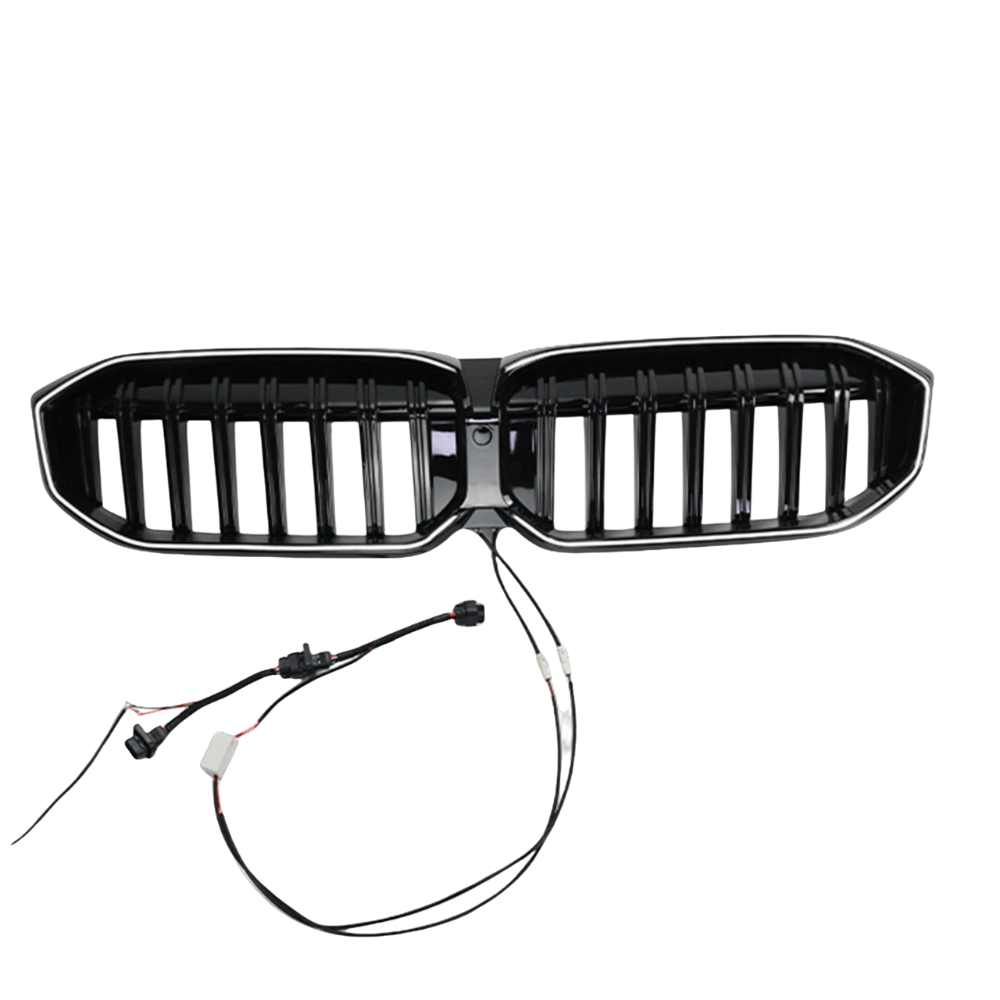 LED Nieren Grill für BMW 3er G20 | 2015-2019 | Dual Line Design Schwarz | Sport Optik