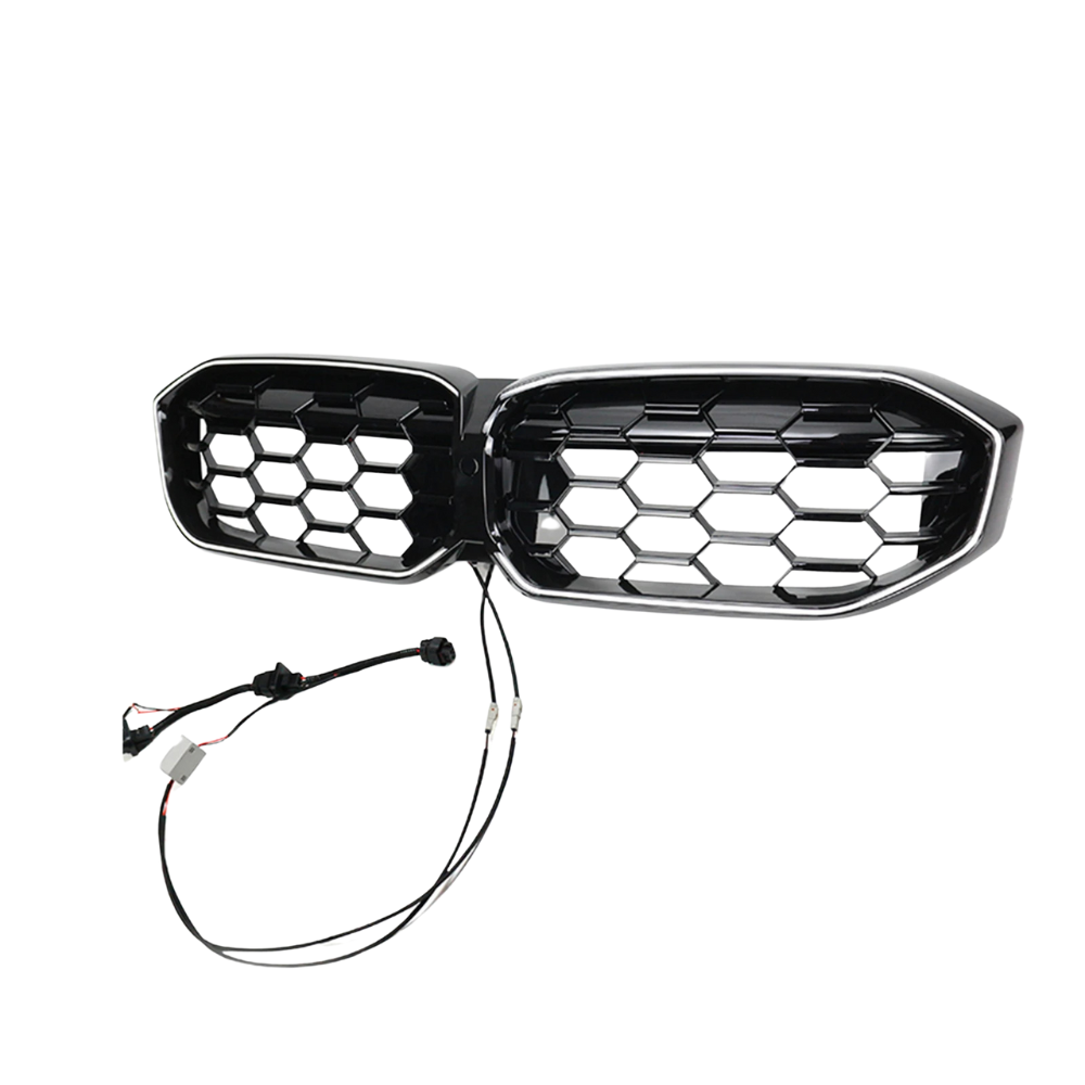 LED Nieren Grill für BMW 3er G20 | 2015-2019 | Dual Line Design Schwarz | Sport Optik