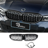 LED Nieren Grill für BMW 3er G20/G28 | 2019-2022 | 320i 330i M340i | LCI Sport Design