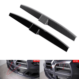 Prallschutz-Abdeckung für Frontstoßstange – Passend für BMW M3 (G80/G81) & M4 (G82/G83) – Carbon-Optik / Glanz-Schwarz