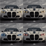 Gelbe LED Angel Eye Module - Passend für BMW 3er 4er LCI Facelift Scheinwerfer