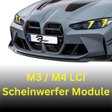 Gelbe LED Angel Eye Module - Passend für BMW 3er 4er LCI Facelift Scheinwerfer
