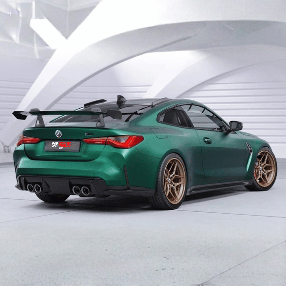 Schwanenhals Heckflügel mit ABE (TTG) | BMW 4er G22 / M4 G82 Coupé (ab 2020) | Design 01 | SHF017-D02-F