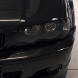 E46 headlight glass 