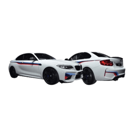 Front bumper without PDC with SRA primed fits for BMW M2 Coupe F87 from 15-18