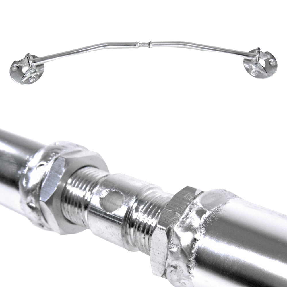 Aluminum strut brace adjustable suitable for BMW E30 all models incl. M3 