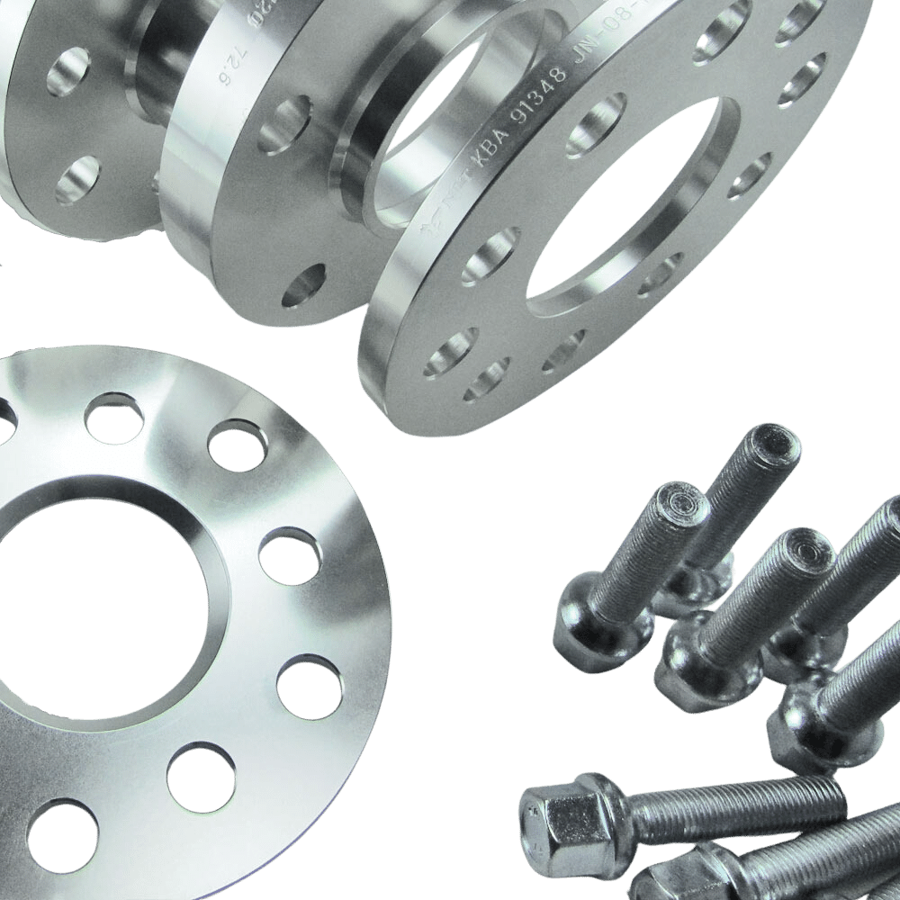 wheel spacer set with wheel bolts