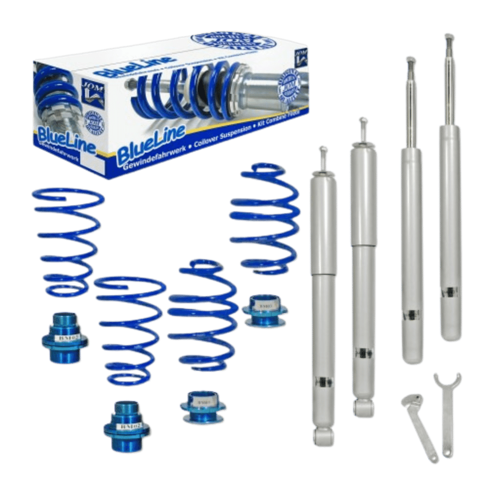 BlueLine Gewindefahrwerk passend für BMW 3er (E30) 316, 316i, 318i, 320i, 323i, 325i und 324D/TD