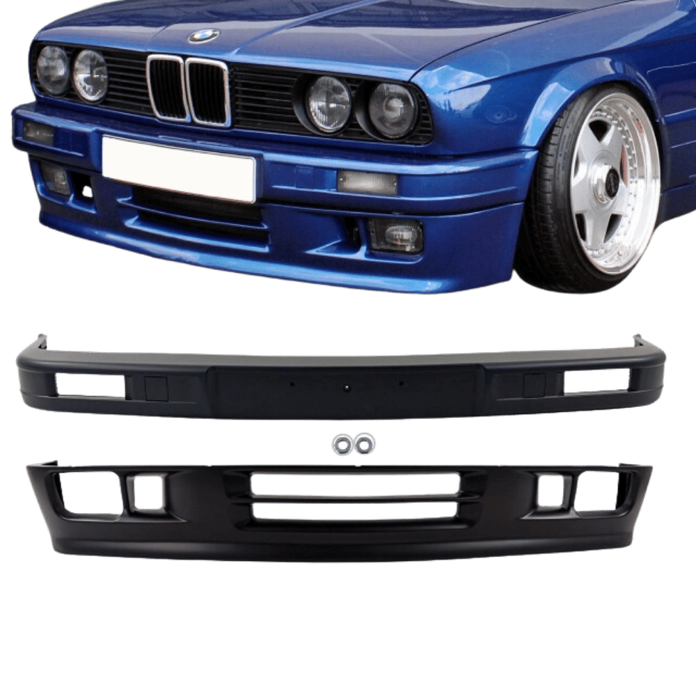 Exklusiv Sport Stoßstange Frontspoiler vorne oben + unten passt für BMW E30 ab 1985-1994 auch M-Technik II