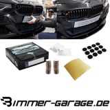 Magnet Komplett Set magnetischer Auto unsichtbarer Kennzeichenhalter ohne Rahmen Neodym Magnet - Nummernschild Halterung Nummernschildhalter