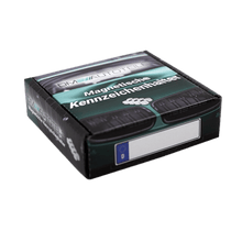 Laden Sie das Bild in den Galerie-Viewer, Magnet Komplett Set magnetischer Auto unsichtbarer Kennzeichenhalter ohne Rahmen Neodym Magnet - Nummernschild Halterung Nummernschildhalter