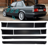 Sport sivuhamesarja + lankut + nauhat sopivat BMW E30 M Technik II Coupeen vuosilta 1982-1994