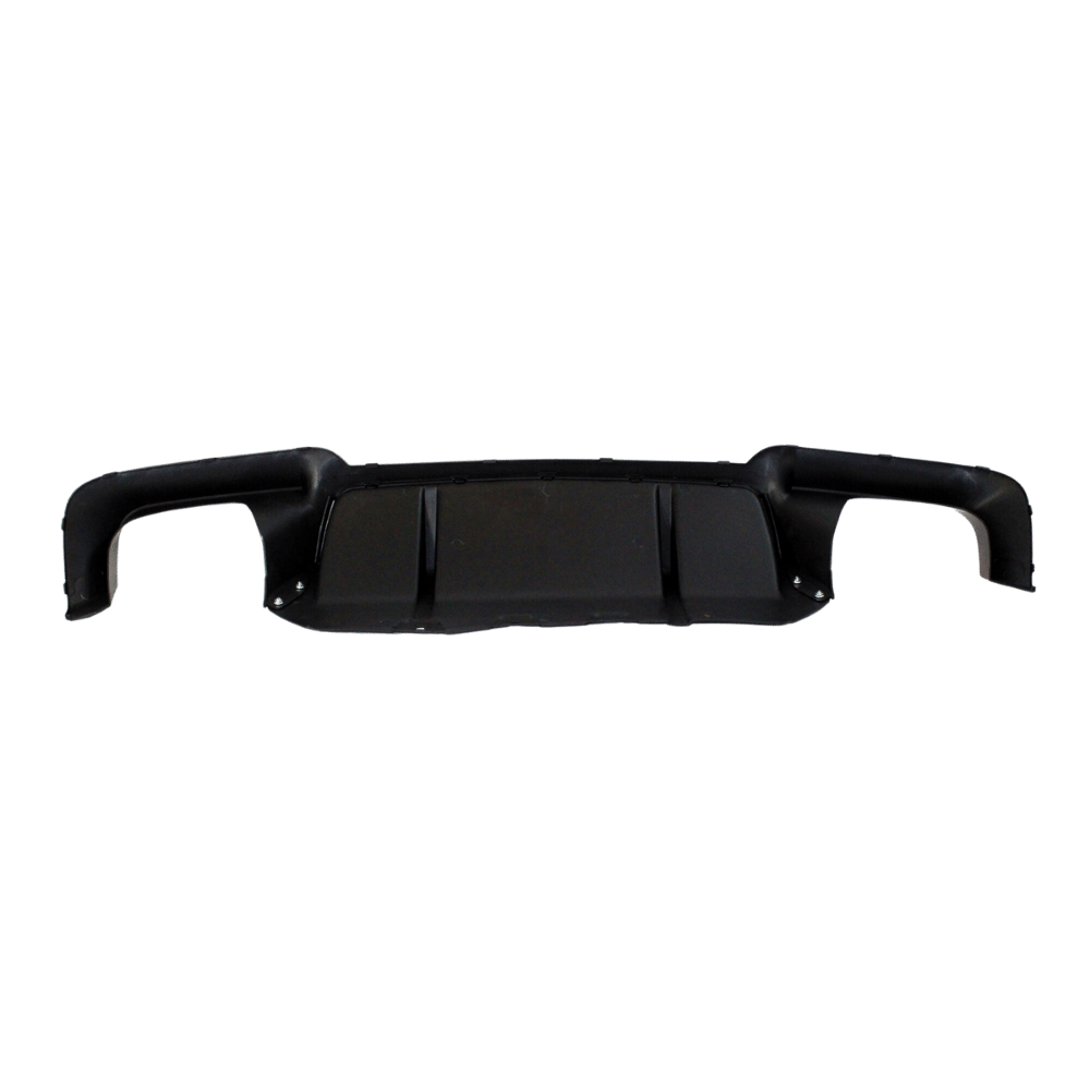 Diffuser suitable for 5 Series F10 / F11, year of manufacture 2010-,2017, color: matt black, suitable for right/left silencer with wide design, only suitable for sport bumpers suitable for BMW 5 Series F10 / F11, year of manufacture: 2010 - 2017