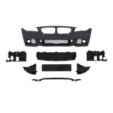 Stoßstangen Kit Satz inkl. Seitenschweller mit PDC-Bohrungen passend für BMW 5er F10 Limousine Baujahr 2010 - 2013