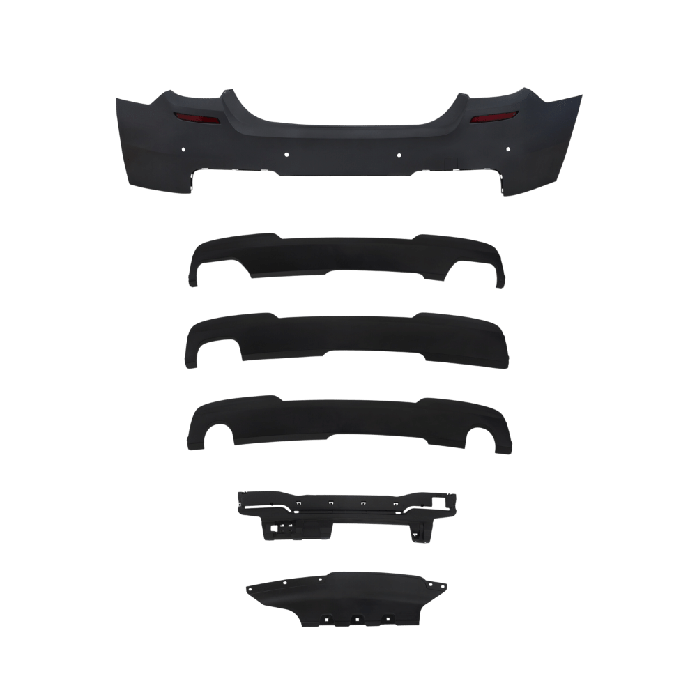 Bumper kit set including side skirts with PDC holes suitable for BMW 5 Series F10 Sedan built 2010 - 2013