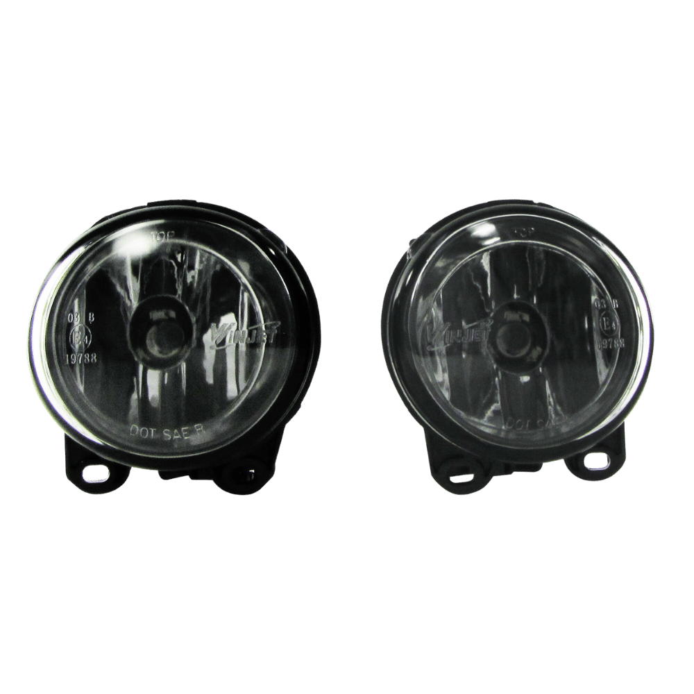 Fog lights clear glass design suitable for BMW 5 Series F10 and F11 built from 2010-, 2 Series F22 and F23 built from 2013-, 3 Series E92 and E93 built from 2005-2013, and 5 Series Gran Turismo (F07) built from 2009