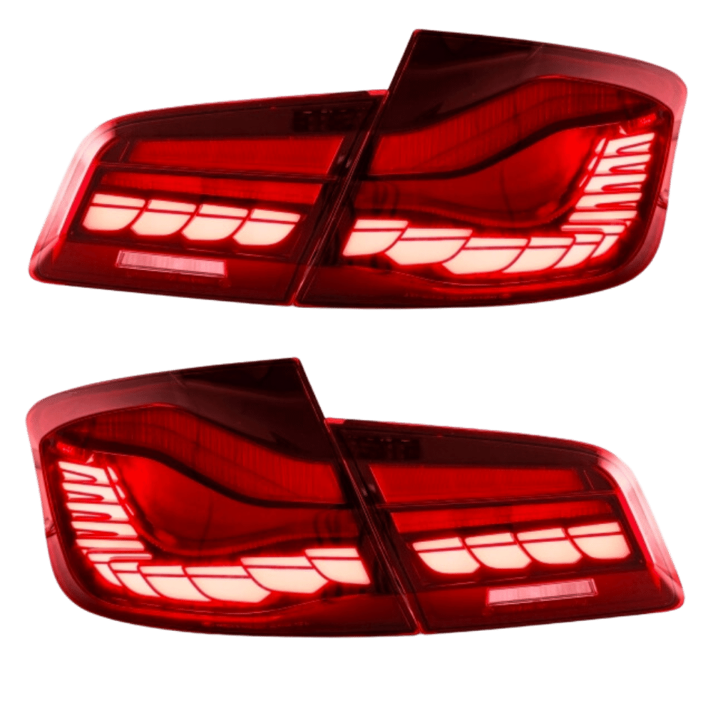 LED Rückleuchten SET Rot dynamische Blinker OLED Funktion passt für BMW 5er F10 Limousine