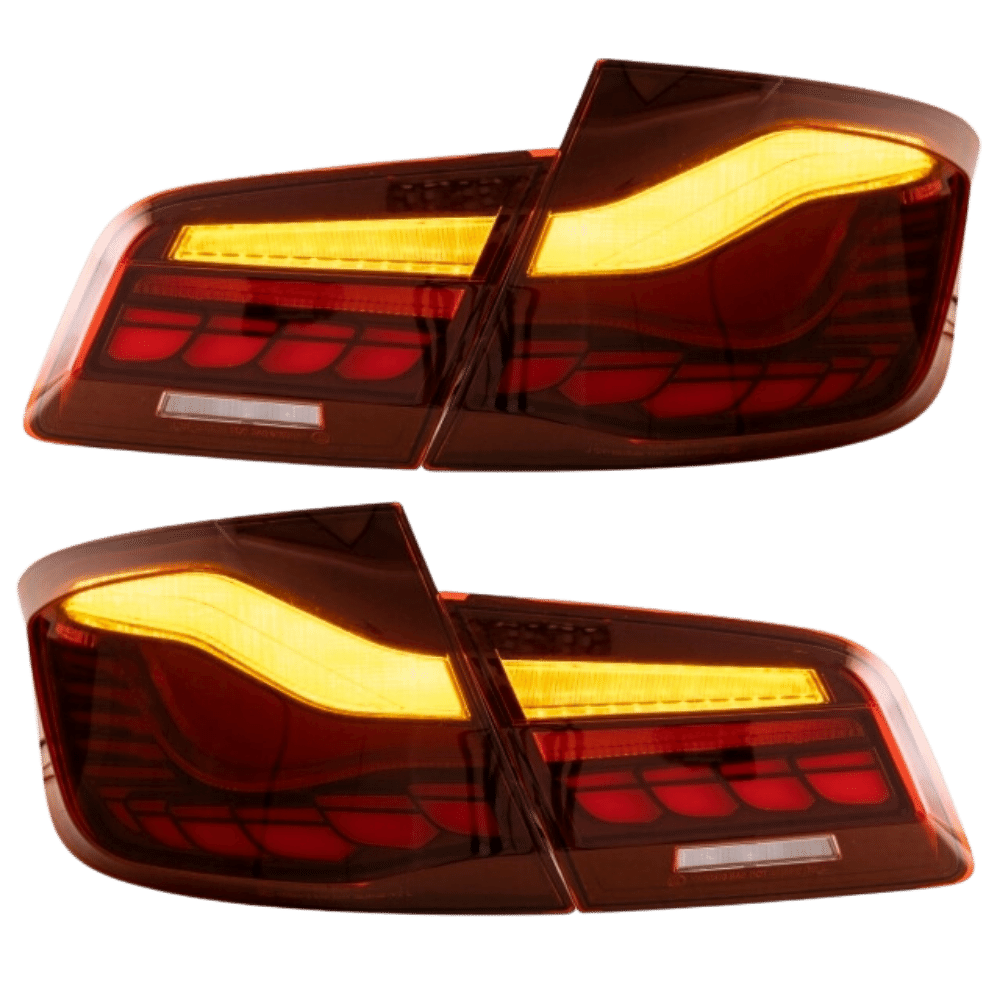 LED Rückleuchten SET Rot dynamische Blinker OLED Funktion passt für BMW 5er F10 Limousine