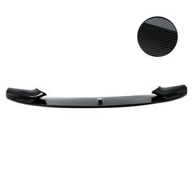 Front spoiler lip bumper Sport Performance carbon look 2-piece for F10, F11 with ABE suitable for BMW 5 Series, F10 Limo 01/10-06/13 + F11 Touring 04/10-