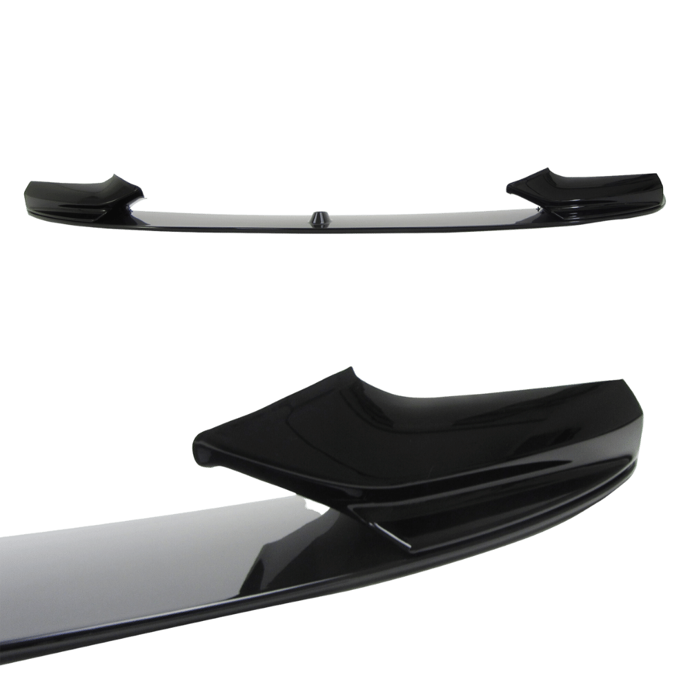 Front Spoiler Lip Bumper Performance Look Black Glossy Suitable for F10 F11 with ABE Suitable for BMW 5 Series F10 Limo 01/10-06/13 + F11 Touring 04/10- 