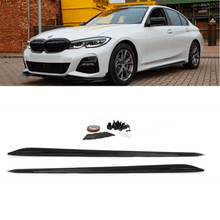 Laden Sie das Bild in den Galerie-Viewer, Sport-Performance Seitenschwelleransätze hochglanz passt für BMW 3er G20 G21 M-Paket