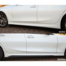 Laden Sie das Bild in den Galerie-Viewer, Sport-Performance Seitenschwelleransätze hochglanz passt für BMW 3er G20 G21 M-Paket