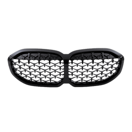 Sport Diamant Kühlergrill schwarz Glanz Performance passt für BMW 1er F40 ab 2019