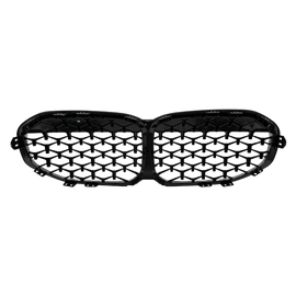 Sport Diamant Kühlergrill schwarz Glanz Performance passt für BMW 1er F40 ab 2019