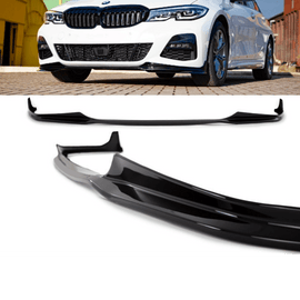 Sport-Performance etuspoileri huuli kiiltävä musta sopii BMW 3-sarjan G20 G21 M -pakettiin vuodelta 2019