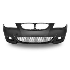 Front bumper in sport design suitable for BMW 5 Series E60 Sedan built 07.2003 - 2007 and E61 Touring built 06.2004 - 03.2007