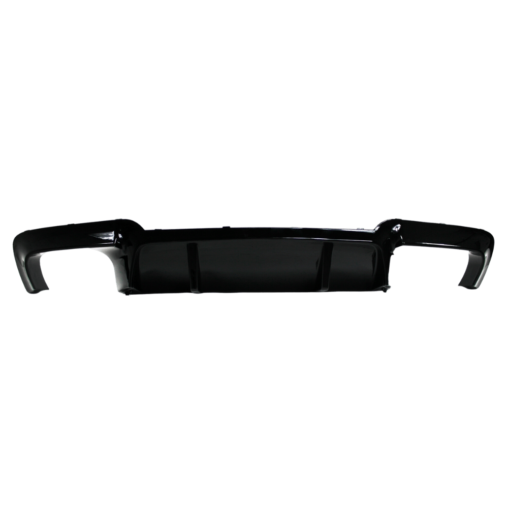 Rear diffuser rear apron insert black gloss performance tailpipe on both sides suitable for 5 Series F10/F11 suitable for BMW 5 Series F10 / F11, year: 2010 - 2017 Sedan Touring