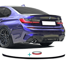Load image into Gallery viewer, SET Sport-Performance rear spoiler rear lip black gloss 668 suitable for BMW G20 + 3M + ABE