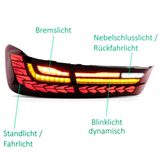 LED Rückleuchten SET Rot dynamische Blinker OLED Funktion passt für BMW 3er G20 Limousine