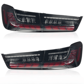 LED taillights SET Smoke dynamic indicators OLED function fits for BMW 3 Series G20 Sedan