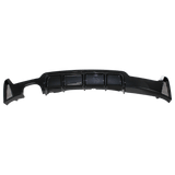 Rear diffuser different color combinations (carbon) for F32 F33 F36 for double pipe exhaust left side, only suitable for sport bumpers suitable for BMW 4 Series Coupe/Cabrio/Gran Coupe F32, F33 and F36 year 13 - 21 