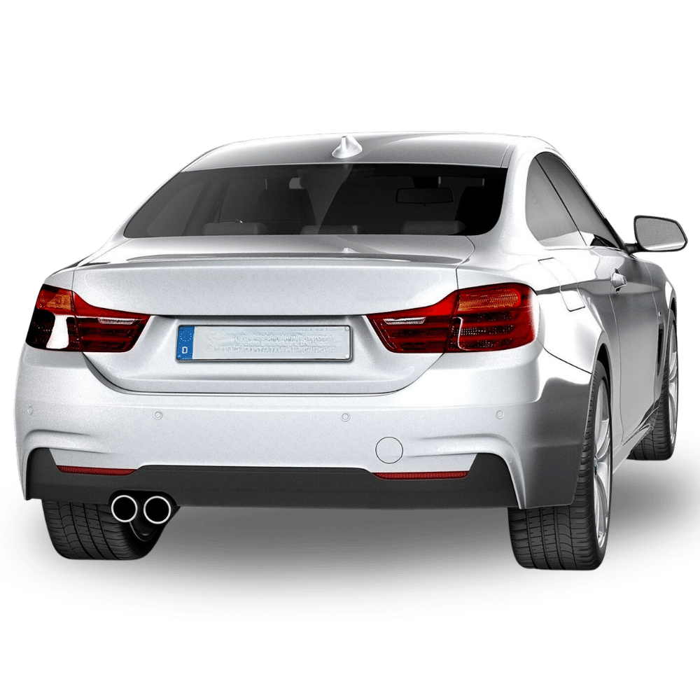 Bumper kit in sports design including side skirts with PDC holes and SRA suitable for 4 Series F32 from model year 10.2013-