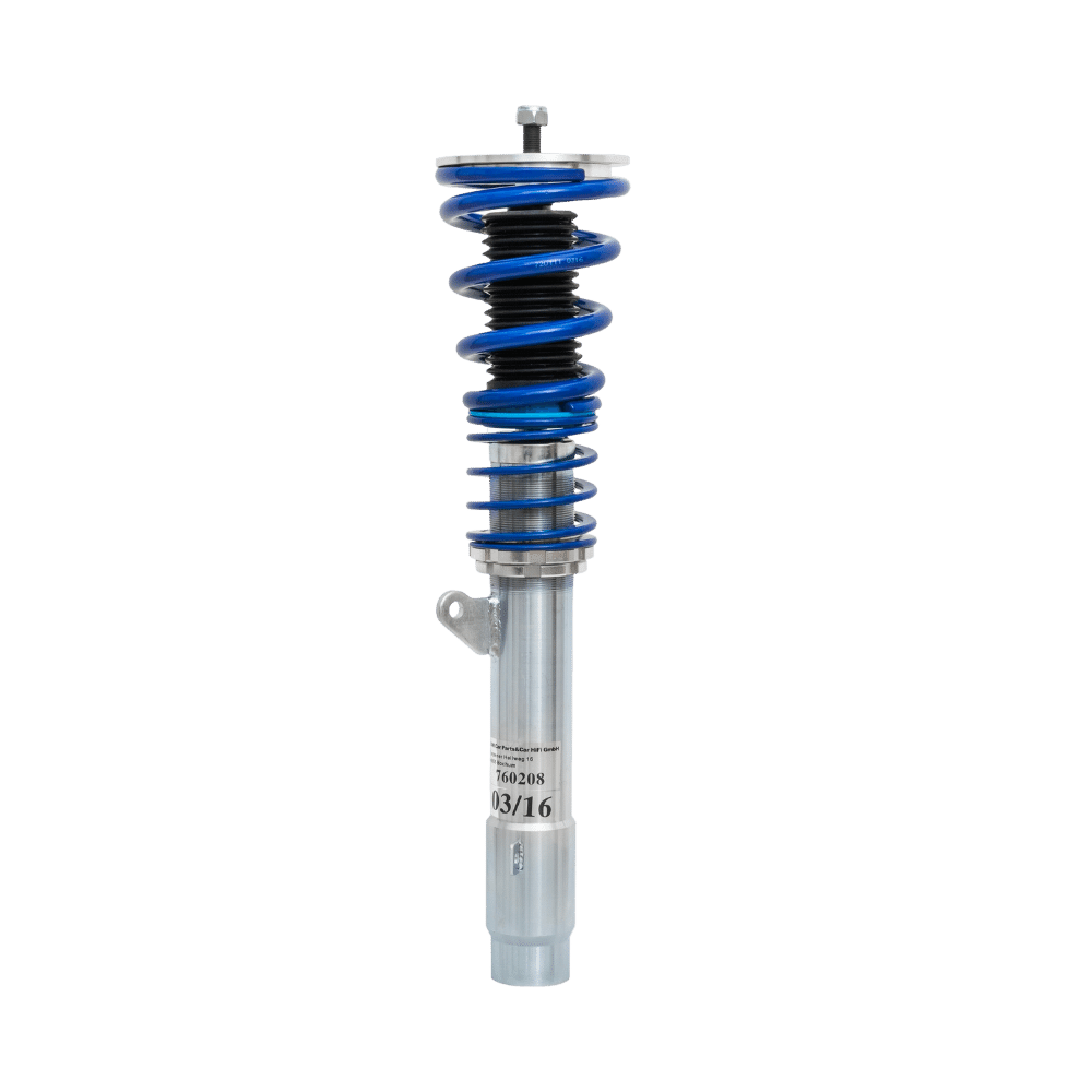 BlueLine coilover kit suitable for BMW 4 Series Coupe (F32) 418, 420, 425, 428, 430, 435 from model year 2013-, not suitable for vehicles with electronic damper control 