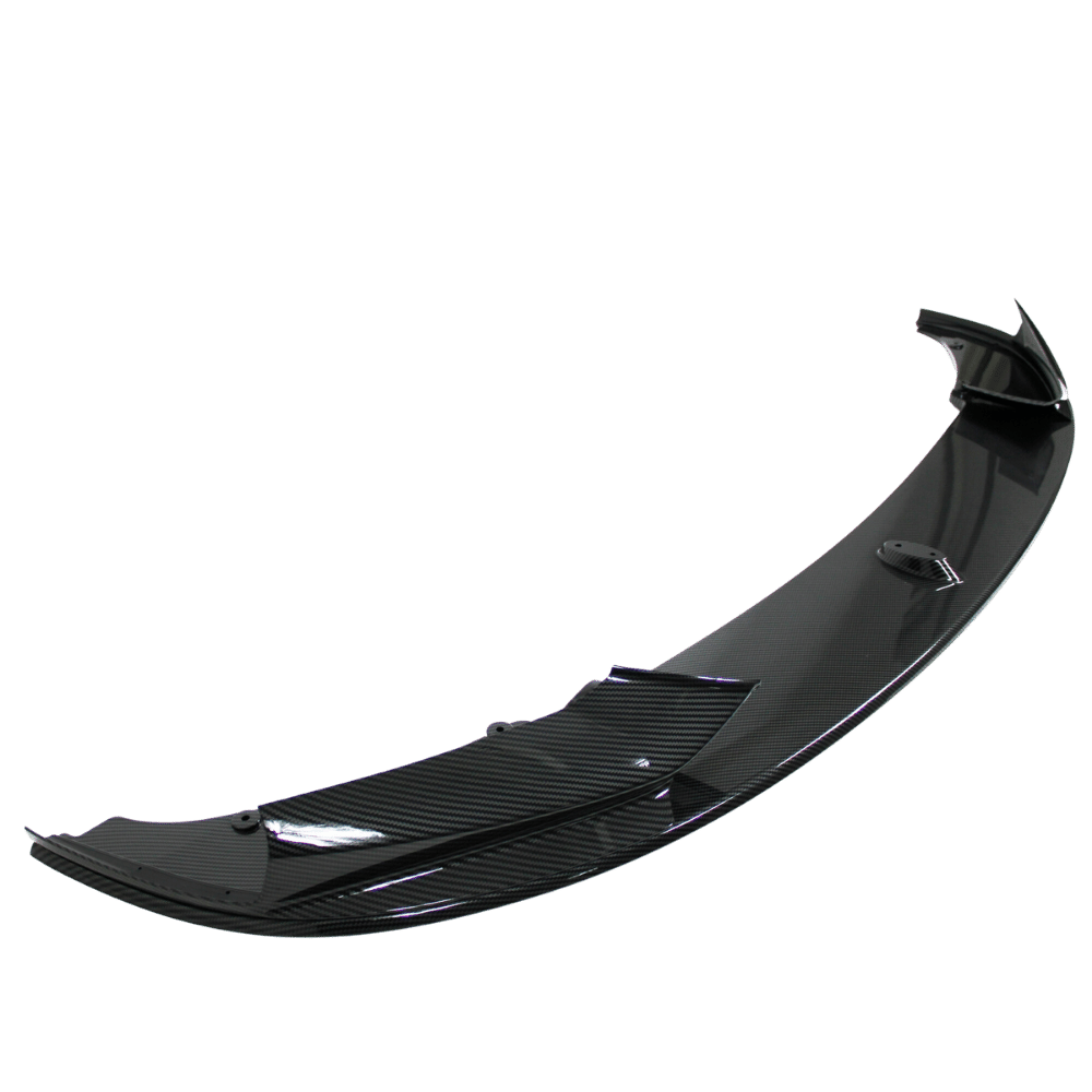 Front spoiler lip bumper sport performance carbon look one-piece for F10, F11 suitable for BMW F10 F11, 2010-2017