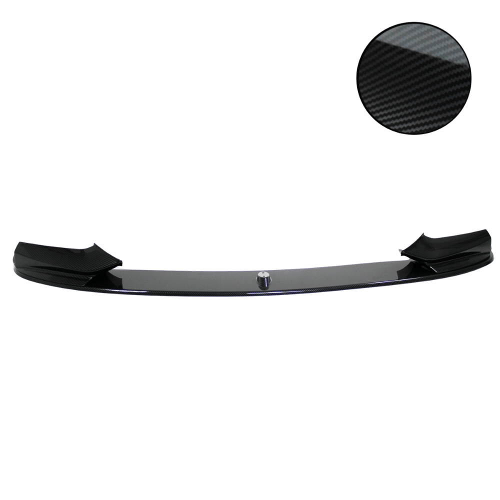 Front spoiler lip bumper sport performance carbon look one-piece for F10, F11 suitable for BMW F10 F11, 2010-2017